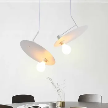 

Modern Simply Art Tilt UFO Pendant Light Loft Designer Bedside Coffee Shop Dinner Decoration Suspension Lighting Fixtures