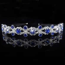 AINAMEISI кристалл принцесса и короны, диадемы для люкс для девочек элегантные Hairbands жемчужные свадебные украшения для волос модные аксессуары