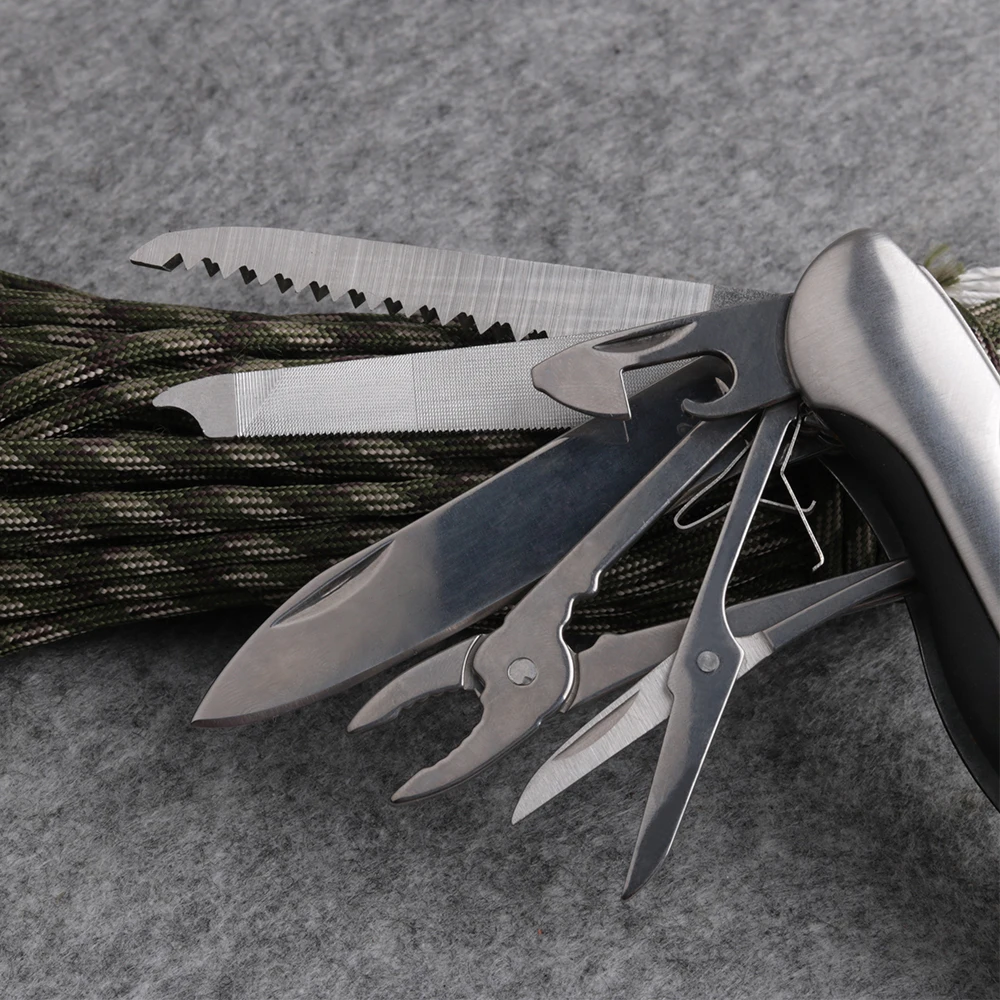 Günstig Neue Multifunktionale Schweizer Folding Messer Edelstahl EDC Werkzeug Armee Messer Tasche Jagd Outdoor Camping Überleben Messer SKR02