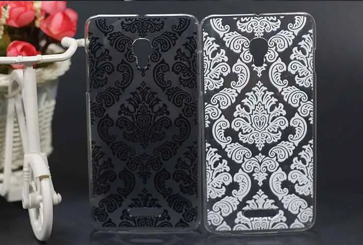 Защитный чехол для Alcatel One Touch Pop Star 3G 5022X 5022D блестящий черно-белый с цветами alcatel 5022