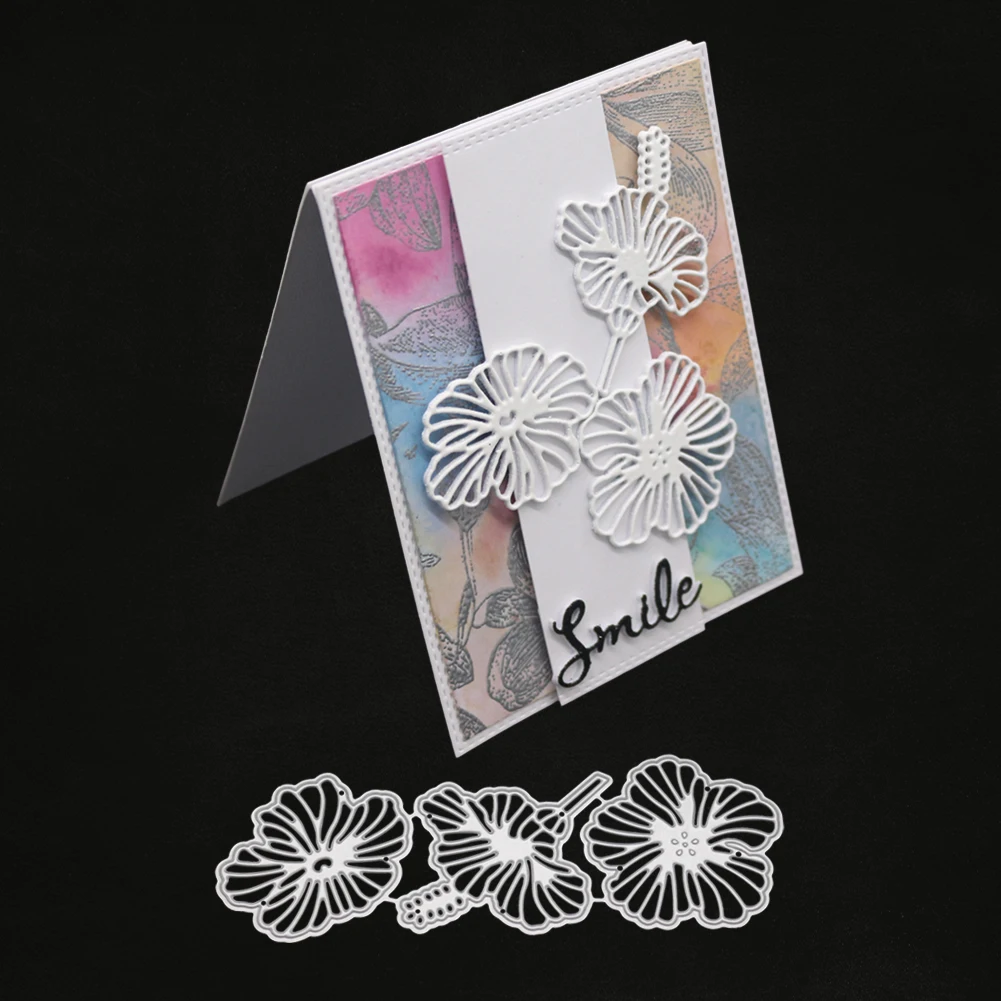 

Flower Metal CUTTING DIES Scrapbooking Craft clear Stamps Embossing Card Making Decor troqueles de corte de metal christmas dies