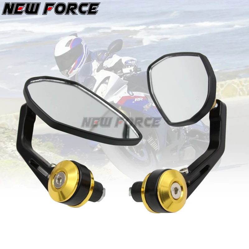 Универсальные мотоциклетные зеркала заднего вида для Honda CB CBR 600 F3 F4 F4I 1000RR Ninja ZX 6R 9R