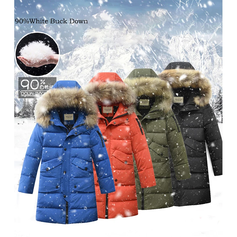 Одежда для мальчиков; теплая пуховая куртка для подростков; новая зимняя утепленная парка; детская верхняя одежда с капюшоном и