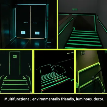 

AliExpress Colorful Reflective Tapes Glow Self-adhesive Sticker Luminous Fluorescent Glowing Tapes Dark Striking Warning Tape