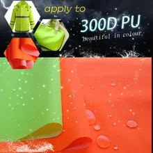 100*150 см 300D PU белый клей, водонепроницаемые флуоресцентные матовые ткани