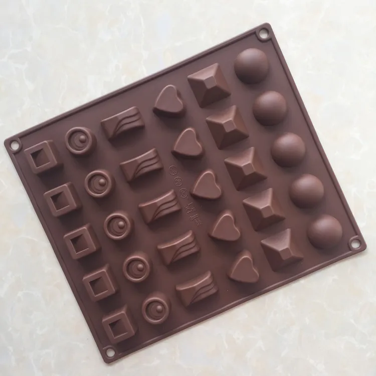

15 Cavity Candy Molds Chocolate Tray,Heart Shaped Silicone Mold
