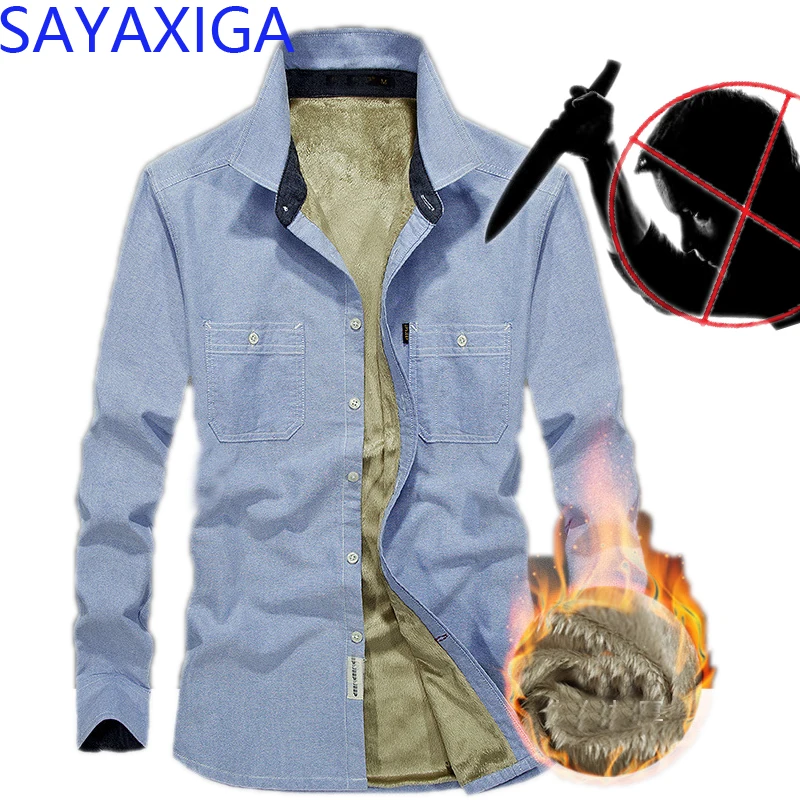 

Self Defense Tactical SWAT Gear Anti Cut Knife Cut Resistant Shirts Anti Stab Proof long Sleeves Men Shirt Security Clothing