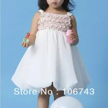 Индивидуальные Хиты белый короткие рукавов цветочница платье для свадьбы платье принцессы для девочек