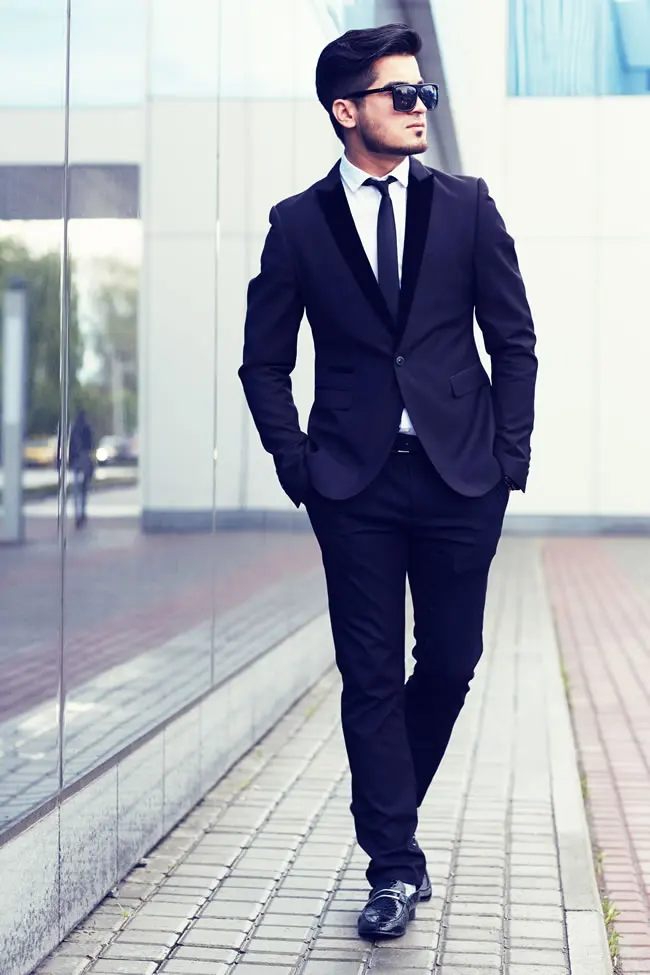 2018 Custom Made Men Business Suit Slim fit Classic Male Suits Blazers