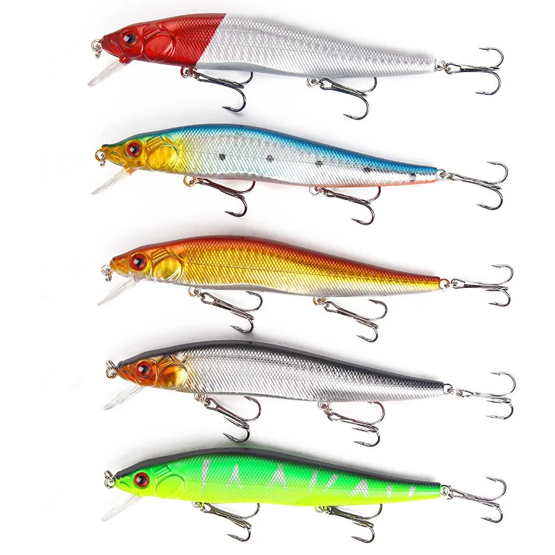 

2018 Hot Sell 14cm/23g Plastic Hard Bait 5 Colors Multi-style Fishing lure New Bionic Fake Bait Minnow Bait Topwater Minnow