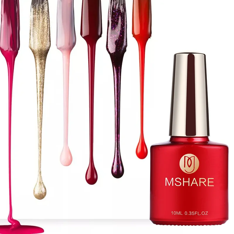 

MSHARE Bling Glitter Gel Nail10ml Diamond Polish Magnetic Long Lasting Hybrid Soak Off Sequins LED UV Manicure Lacquer Gel MS005