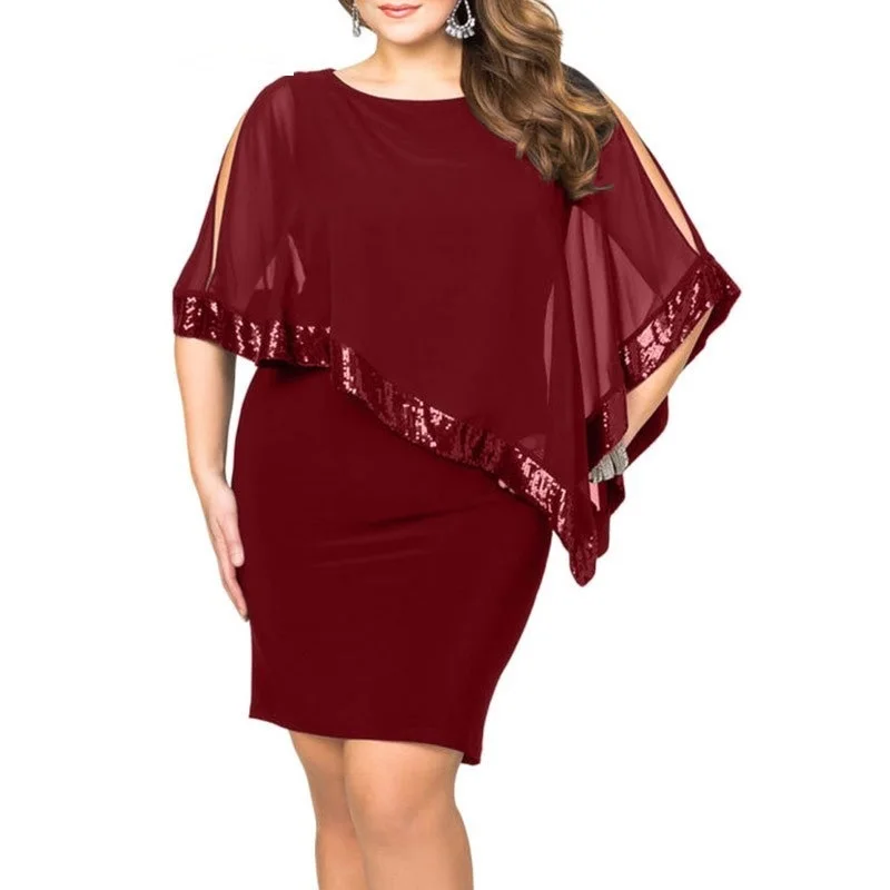 Shiying-European-Grace-Temperament-Full-Dress-2018-Winter-New-Pattern-Fat-MM-Will-Code-Paillette-Dress