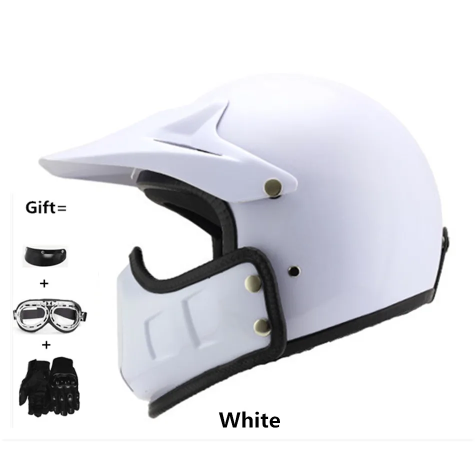 Мотоциклетный шлем дорожный модульный шлемы Capacete Cascos Moto Casques DOT утвержден s M L XL xxl - Цвет: white