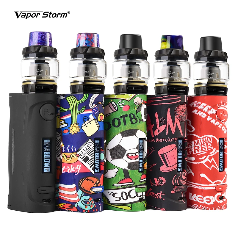 Vapor Storm детский мод Пума TC переменная мощность 80 Вт Lion RDA контроль воздушного