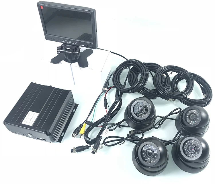 Sistema de Proteção Registro de Cartão Kit de Monitoramento de Ônibus Canal Ntsc Carro Agrícola Locomotiva 1 Máximo Apoio 256g sd hd 4 Pal - 14 proteção kit de monitoramento de ônibus carro