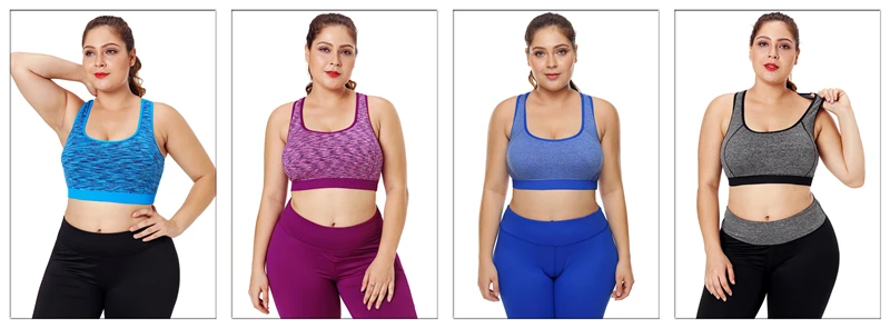 Купить Спортивный Бюстгальтер Для Фитнеса Большого Размера