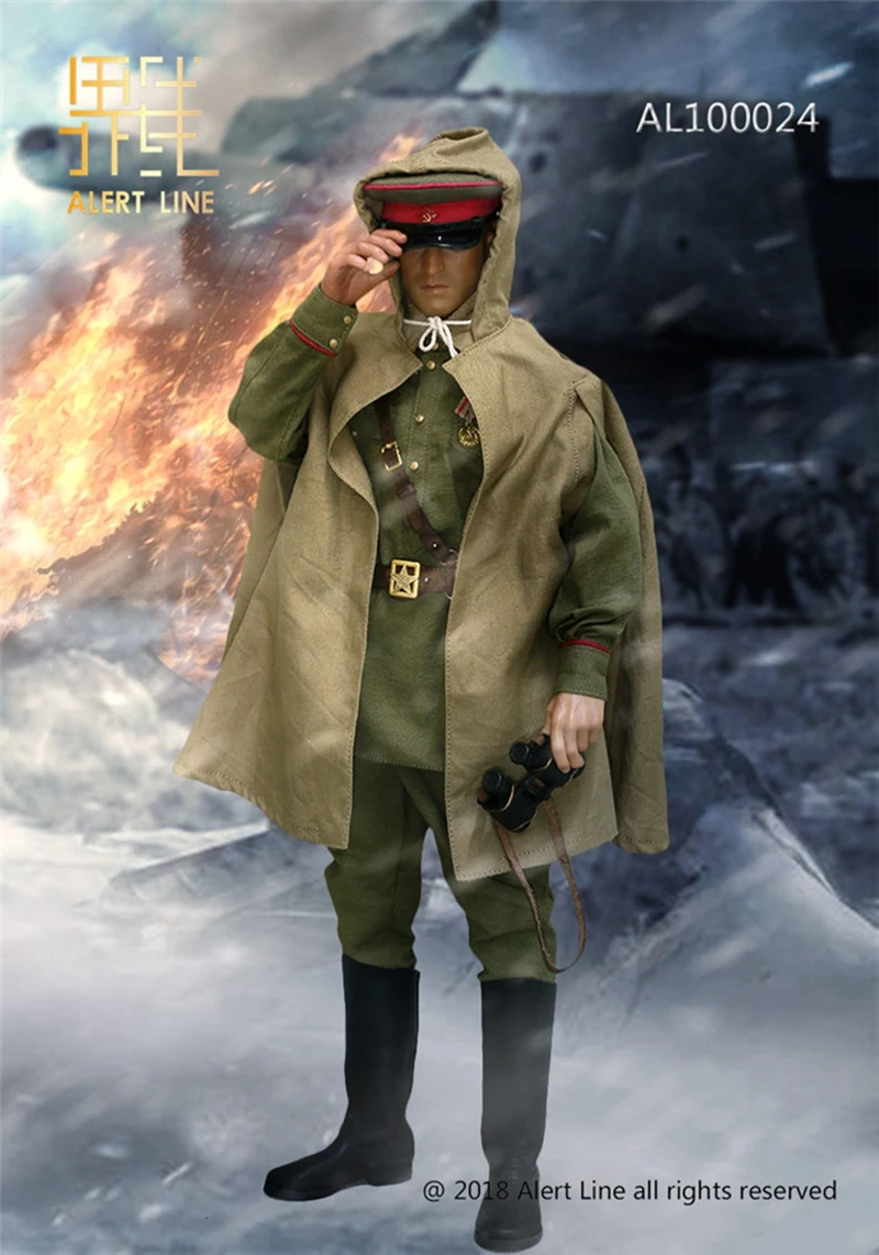 1/6 WW2 1942 Red Army Infantry Lieutenant Officer Set AL100023 Alert Line for 12"Male Figure Body