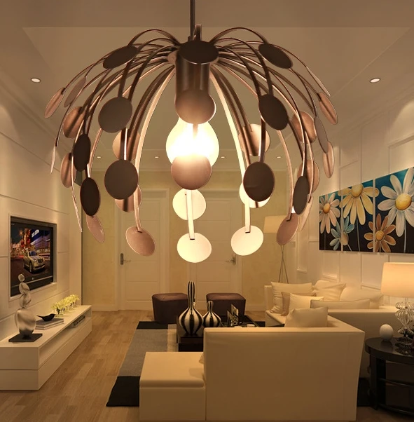 

Chandelier Chandeliers Pendants Modern Simple Light Creative Led Restaurant Bedroom Bar Iron American Lighting
