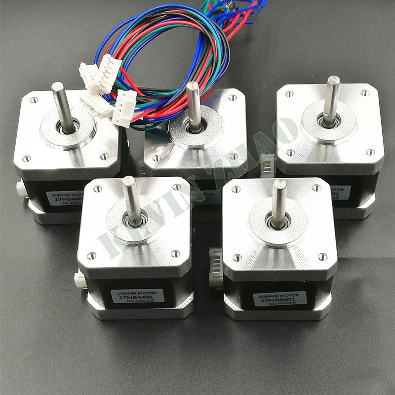5 шт. 4 проводной шаговый двигатель Nema17 42bygh 1.7A (17HS4401) для 3D принтера и CNC XYZ|nema17 stepper