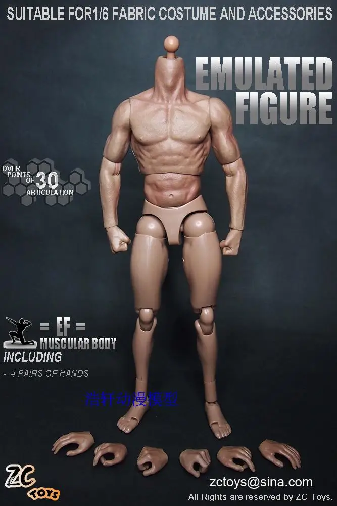 

ZC TOYS New Styles 1/6 Scale Military Male Soldier Model Nude Muscular Body Similar to TTM19 Wolverine 12" Action Figure Toys