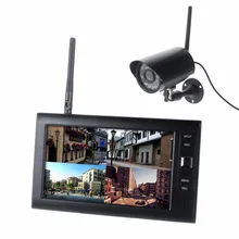 Inalámbrica Doméstica Sistema de Video Portero Timbre de La Puerta de Intercomunicación Teléfono de 7 Pulgadas TFT Color Monitor + 1 Kit de La Cámara