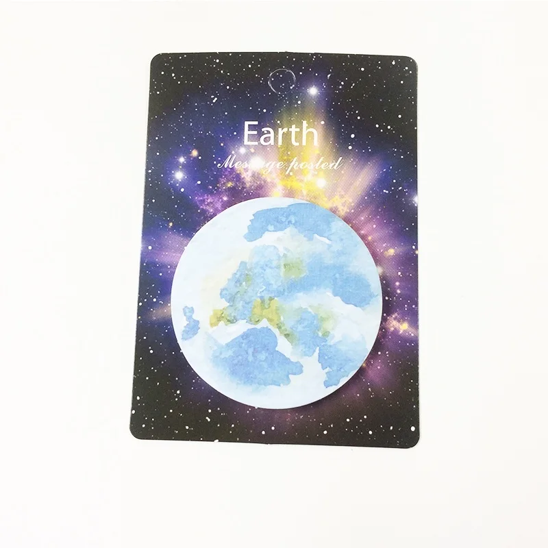 35 Pcs/pack Cool Planet Memo Pad Sticky Notes Notebook Stationery School Supplies Material For Office Business Family|school supplies|school
