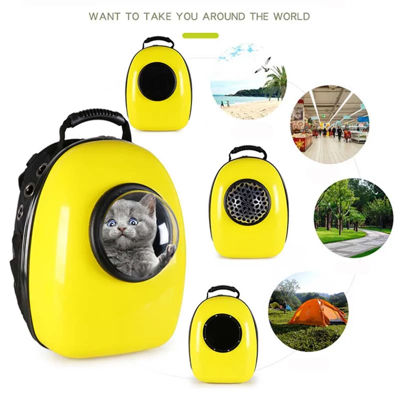 Title 18, Cat Dog Pet Bag Carrier Space Backpack Plastic ...