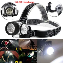 14 светодиодный Яркий Головной фонарь лампа Кемпинг Туризм рыболовное освещение безопасность и выживания Z1219