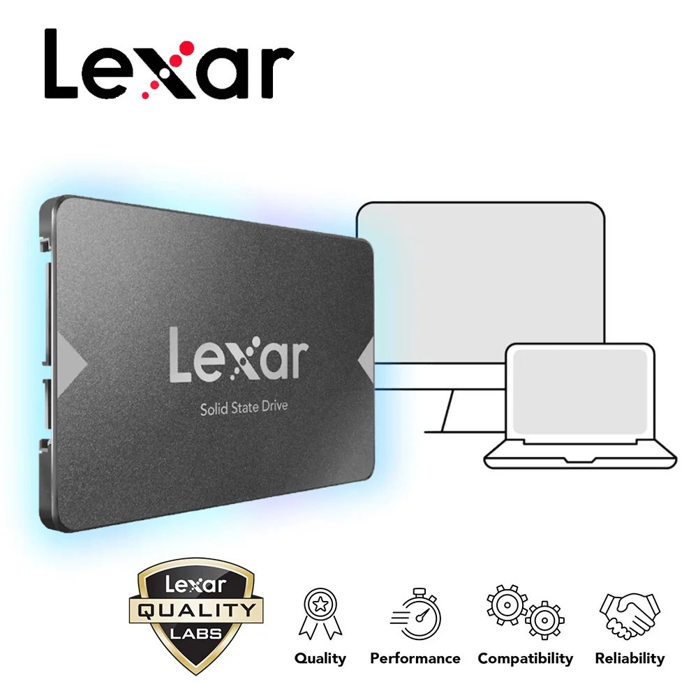  Lexar SSD Lesen geschwindigkeit Max 550 MB/s festplatte 128G 256G 512G SATA3.0 25 