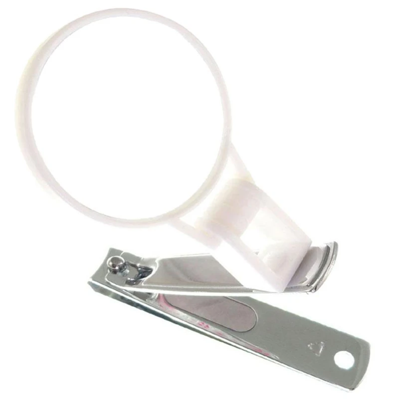Nail Clipper With Magnifying Glass Manicure Pedicure Tool Children and