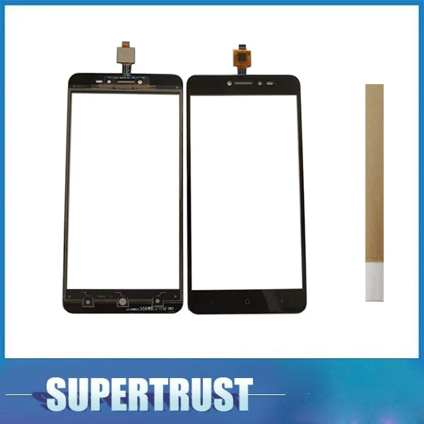 

For BQ BQ 5204 Strike Selfie BQ-5204 BQ5204 Touch Screen Digitizer Front Glass Lens Sensor Panel Black color With tape