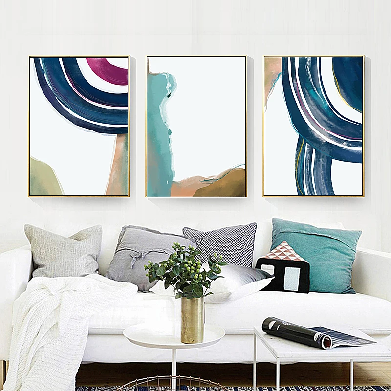 SD-LINLEEHON-Modern-Decoration-Oil-Painting-Canvas-Art-Colorful-Lines-Wall-Picture-For-Living-Room (2)