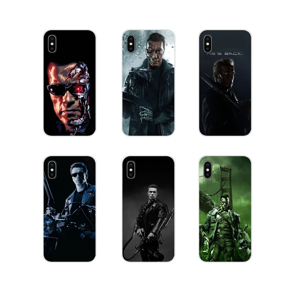 

Fashoin Movie Terminator For Huawei G7 G8 P7 P8 P9 P10 P20 P30 Lite Mini Pro P Smart Plus 2017 2018 2019 Soft Transparent Covers