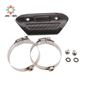 

Motorcycle Carbon Fiber Exhaust Muffler Pipe Heat Shield Cover Guard Anti-scalding For KTM YAMAHA SUZUKI KAWASAKI HONDA BMW