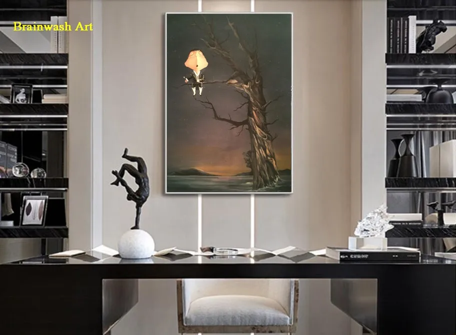 Hotel Wall Decor Famous Realistic Paintings Wall Hand Painted Oil Painting Office Decoration