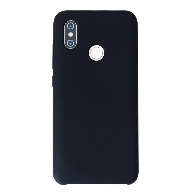 Original Xiaomi Mi8 Explorer Edition official Mi 8 Case Silicone Snapdragon 845/710 Mi8se Mi8 Screen Fingerprint Mi8 Pro - Цвет: Черный