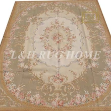 8'X10' французские Aubusson плетеные коврики ручной работы aubusson ковры