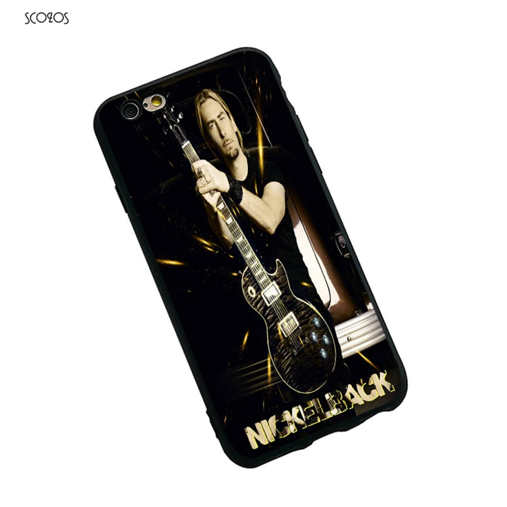 SCOZOS Chad Kroeger Nickelback Silicone Phone Case Soft Cover For Iphone 5 5S Se 6 7 8 6S Plus X Xr Xs Max |