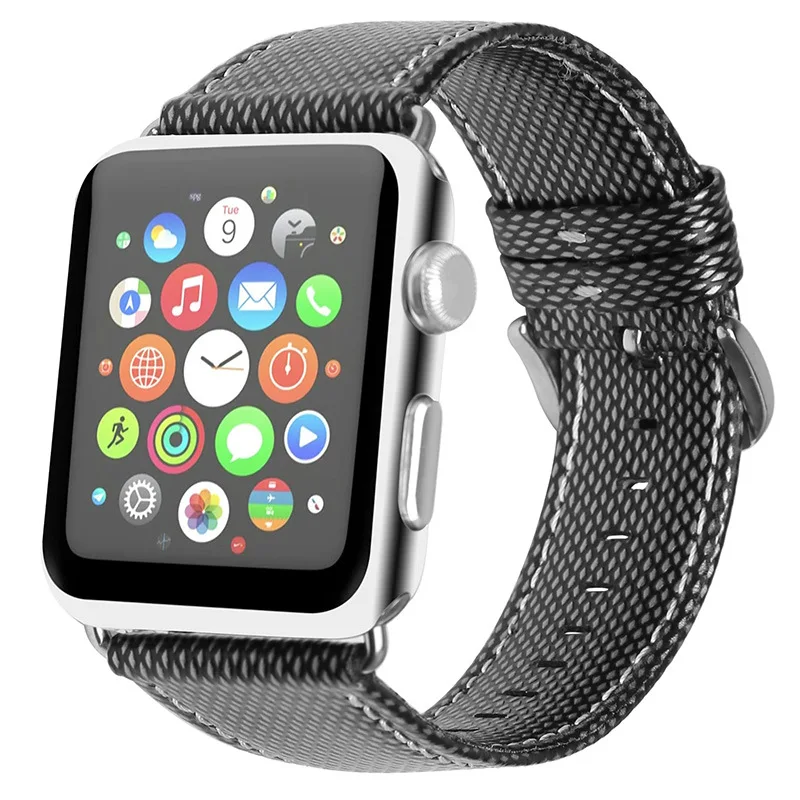 Кожаный ремешок для Apple Watch Band 42 мм 38 мм 40 мм 44 мм Ретро сумасшедшие часы лошадь ремешок для часов iwatch 4 3 2 1 браслет ремень correa