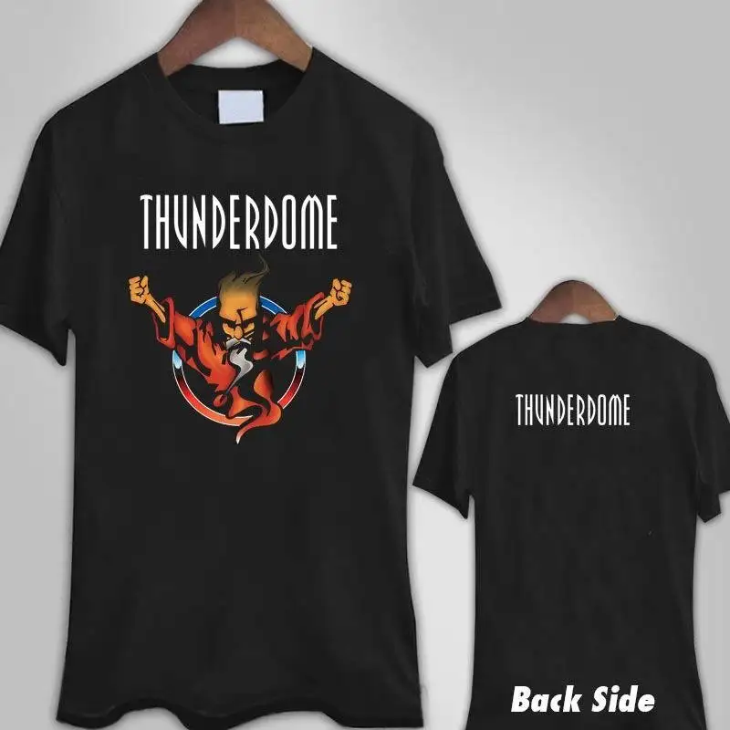 

T Shirt Designer Fashion 2018 Men O-Neck Short-Sleeve Retro Thunderdome Tee Shirts