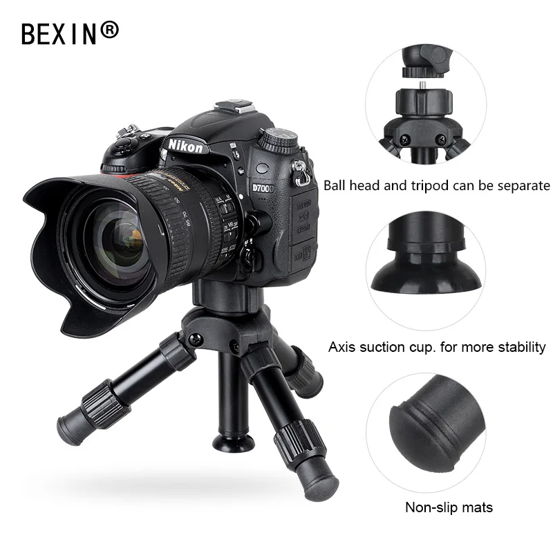  small Lightweight tabletop camera tripod phone stand holder portable Desktop Compact pocket mini tr