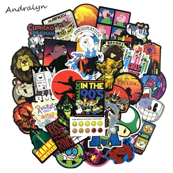 

50 Pcs/pack Cartoon Anime Character Graffiti Stickers For Guitar Stationery Laptop Luggage Motorcycle Skateboard Desk Stickers