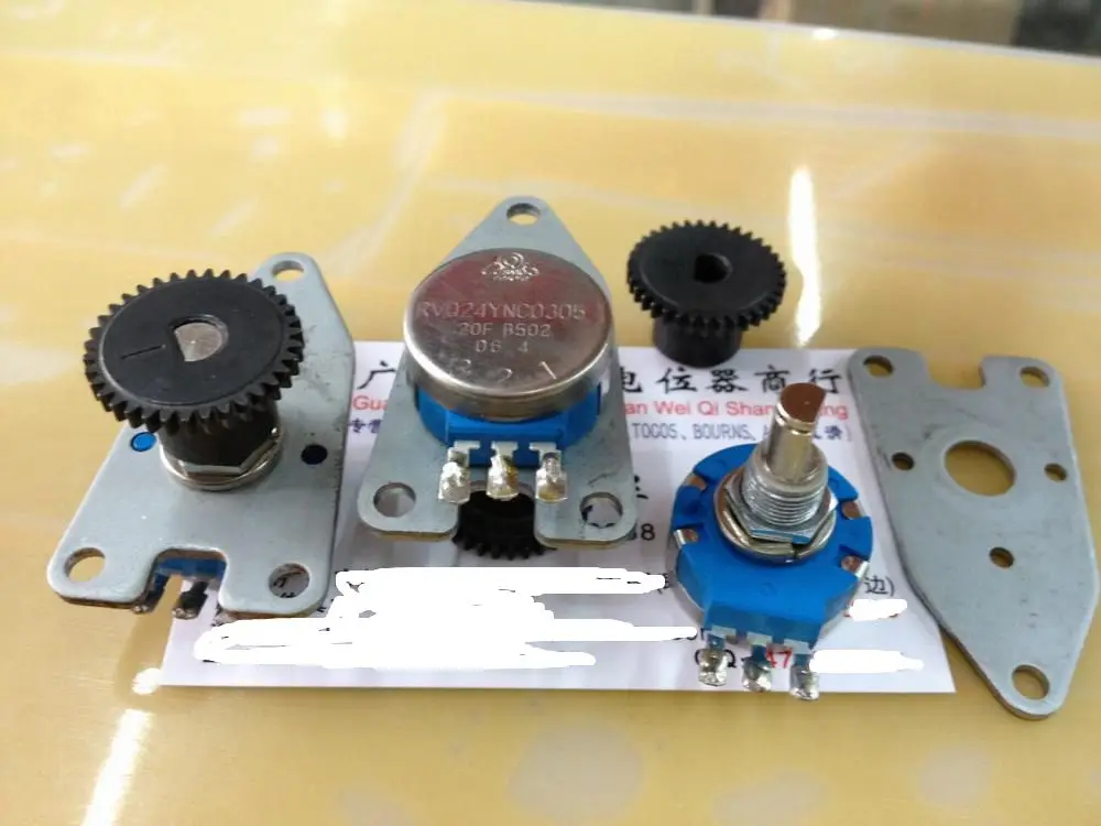 

1pcs/lot RVQ24YNC0305 20F B502 360 -degree turn with gear 5K potentiometer