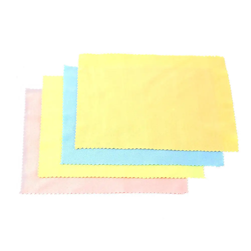 20X Microfiber Phone Screen Camera Len Glasses Square Cleaner Cleaning