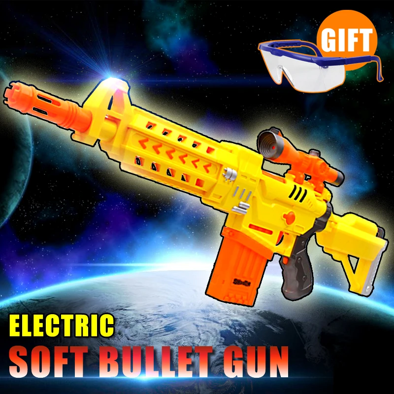 Electric Soft bullets Toy gun Christmas Gift Kid airsoft air gun outdoor fun sports CS game