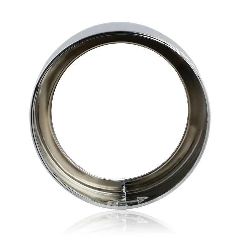 FADUIES 1psc 7inch BlackChrome LED Headlight Headlamp Trim Ring For Harley Touring Road King Electra Glide (19)