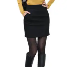 Новые весенние модные женские туфли короткая юбка осень на весну и зиму шерстяная юбка тонкие бедра Повседневная обувь Высокая Талия Мини-юбки Для женщин S-3XL