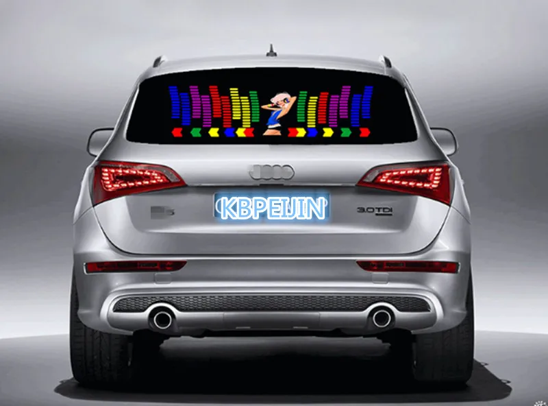 

Music Car Sticker Sound Activated Equalizer Neon Light Car Styling for Citroen c2 c4 c5 c4l c3 saxo xsara picasso 90x25cm