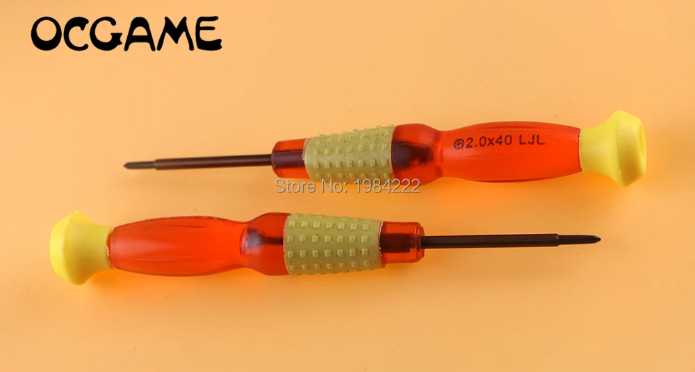2 Pz/Lotto Cacciavite A Croce Professionale Di Buona Qualità 2.0*40Mm Per Controller Ps3 Ps2 "+" Strumento Di Riparazione Cacciavite Ocgame