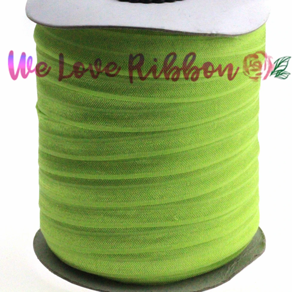 5/8&quot16mm Fold Over Solid Color Elastic Ribbon DIY Party Tree&ampHome Decor Webbings handmade hair bows 10y/roll BBC0001S016C550 | Дом и